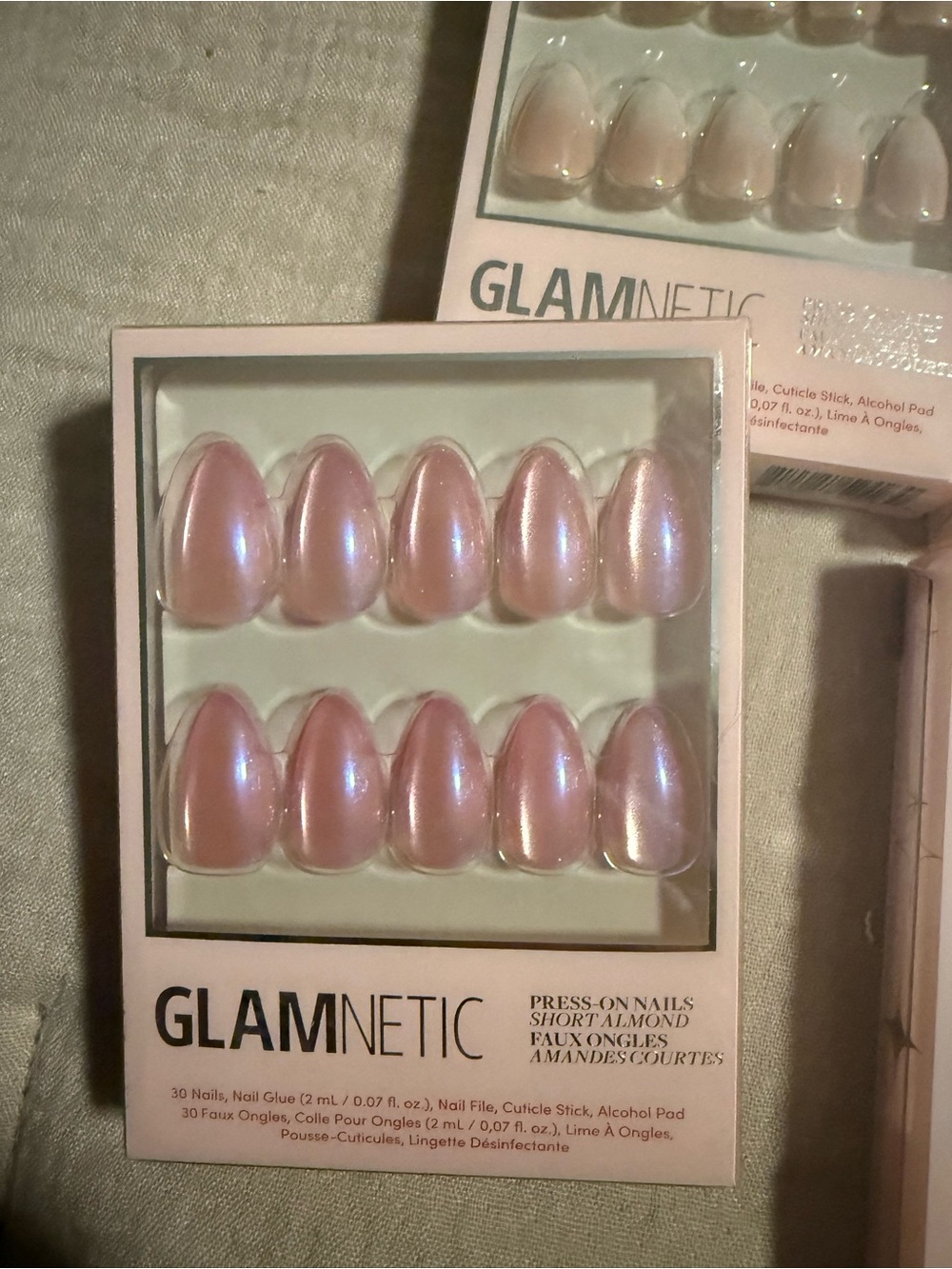 GLAMnetic Press-On Nails Set - Pink and Nude Multi-Pack - Picture 3 of 9